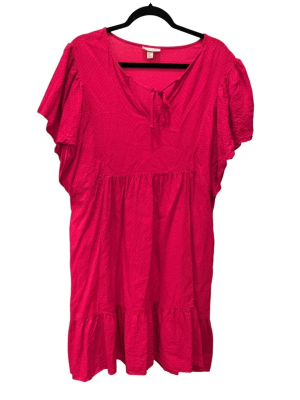EUC Women's Knox Rose Red Babydoll Dress XL - Picture 2 of 9